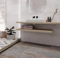 Metaallook tegels