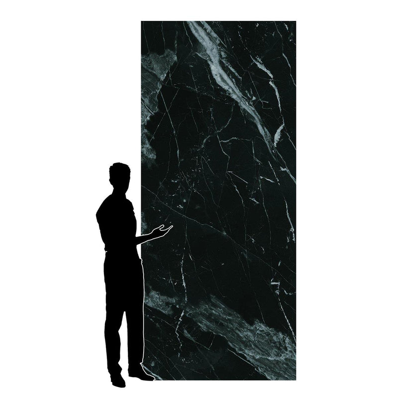 Marmerlook | Vloer-/wandtegel XXL | 120x260 | Nero Marquina