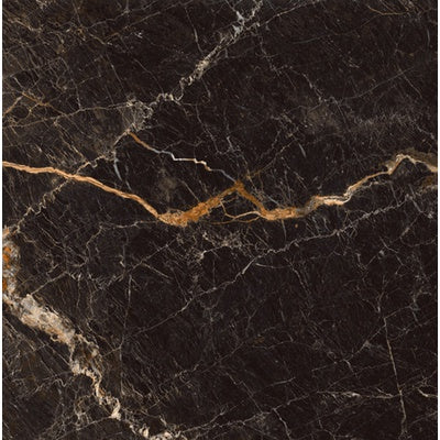 Marmerlook | Vloer-/wandtegel XXL | 60x120 | Marble Gold Nero Polish Exclusive