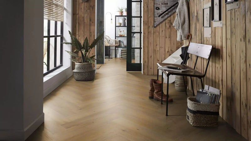 PVC Visgraat - Spigato Estino Dark Oak incl. leggen