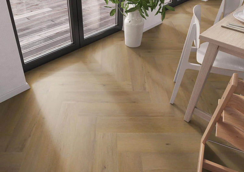 PVC Visgraat - Spigato Estino Dark Oak incl. leggen