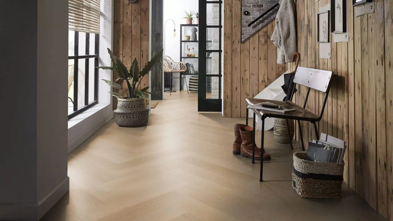 PVC Visgraat - Spigato Estino Natural Oak incl. leggen