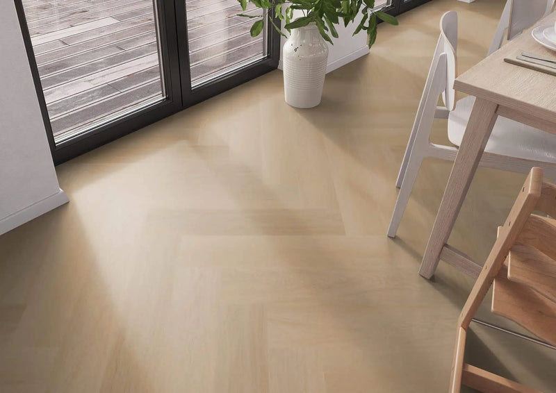 PVC Visgraat - Spigato Estino Natural Oak incl. leggen