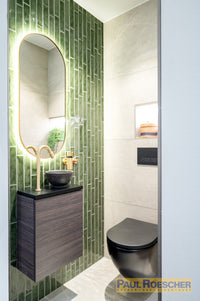 Toiletset Green & Gold