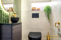 Toiletset Green & Gold