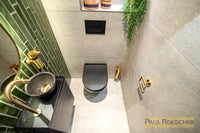 Toiletset Green & Gold