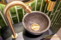 Toiletset Green & Gold