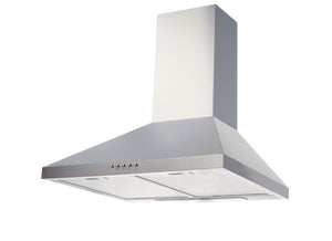 Trendline | Schuine afzuigkap | 80 cm | Zwart