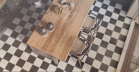 Natuursteenlook | Vloertegel | 20x20 | Carriere Thunder Black Mat getrommeld