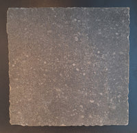 Natuursteenlook | Vloertegel | 20x20 | Carriere Thunder Black Mat getrommeld