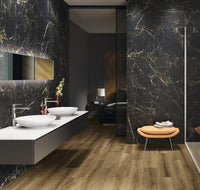 Marmerlook | Vloer-/wandtegel | 60x60 | Black marble mat