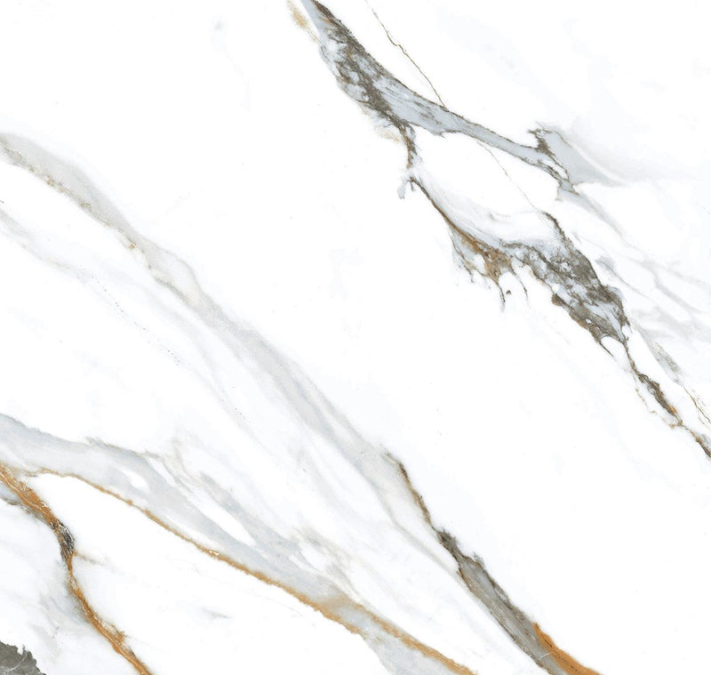 Marmerlook | Vloer-/wandtegel XXL | 60x120 | Gold glans