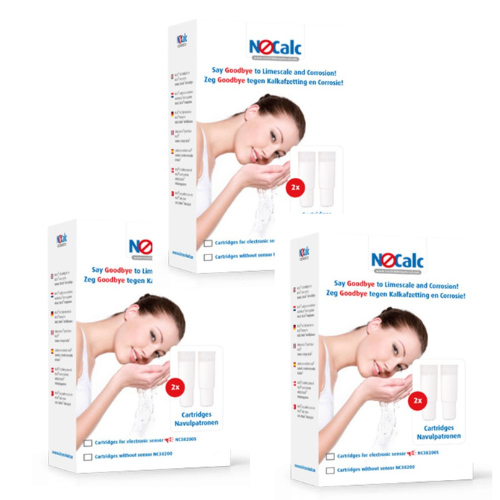 No Calc Kalkpreventie vervangingspatronen set a 6