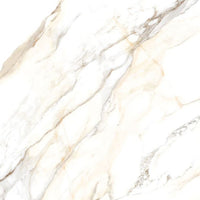 Marmerlook | Vloer/-wandtegel XXL | 60x120 | Marmer gold glans