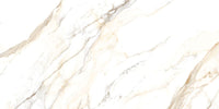Marmerlook | Vloer/-wandtegel XXL | 60x120 | Marmer gold glans