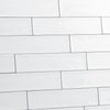 Serie Gijsberto | Wandtegel | 7.5x30 | Bianco glans