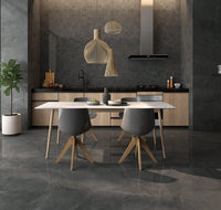 Marmerlook | Vloer-/wandtegel | 90x90 | Luxi marble dark