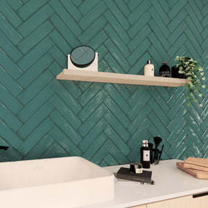 Serie Gijsberto | Wandtegel | 7.5x30 | Dark blue deco glans