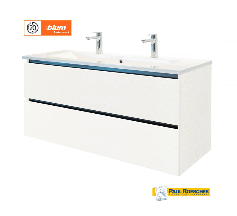Lagoon | Topkwaliteit | Badkamermeubel | 120 cm | Matwit