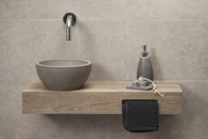 Warm & luxe Beton Badkamer