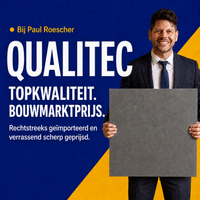 Betonlook | Vloertegel | 60x60 | Kleur Donkergrijs