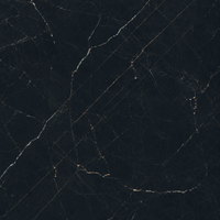 Marmerlook| Vloer-/wandtegel XXL | 120x280 | Black Mat