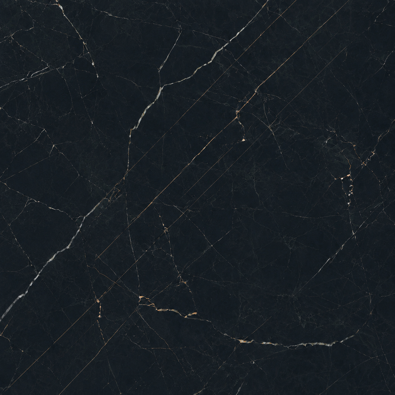 Marmerlook| Vloer-/wandtegel XXL | 120x280 | Black Mat