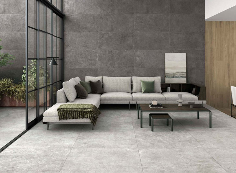 Zandsteenlook | Vloertegel XXL | 100x100 | Rustico dark