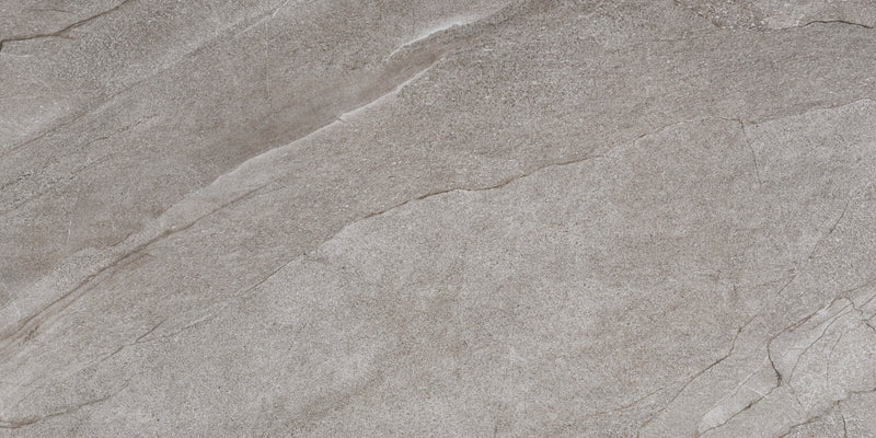 Leisteenlook | Keramische buitentegel | 60x120 | Ardesia warmgrijs 2cm