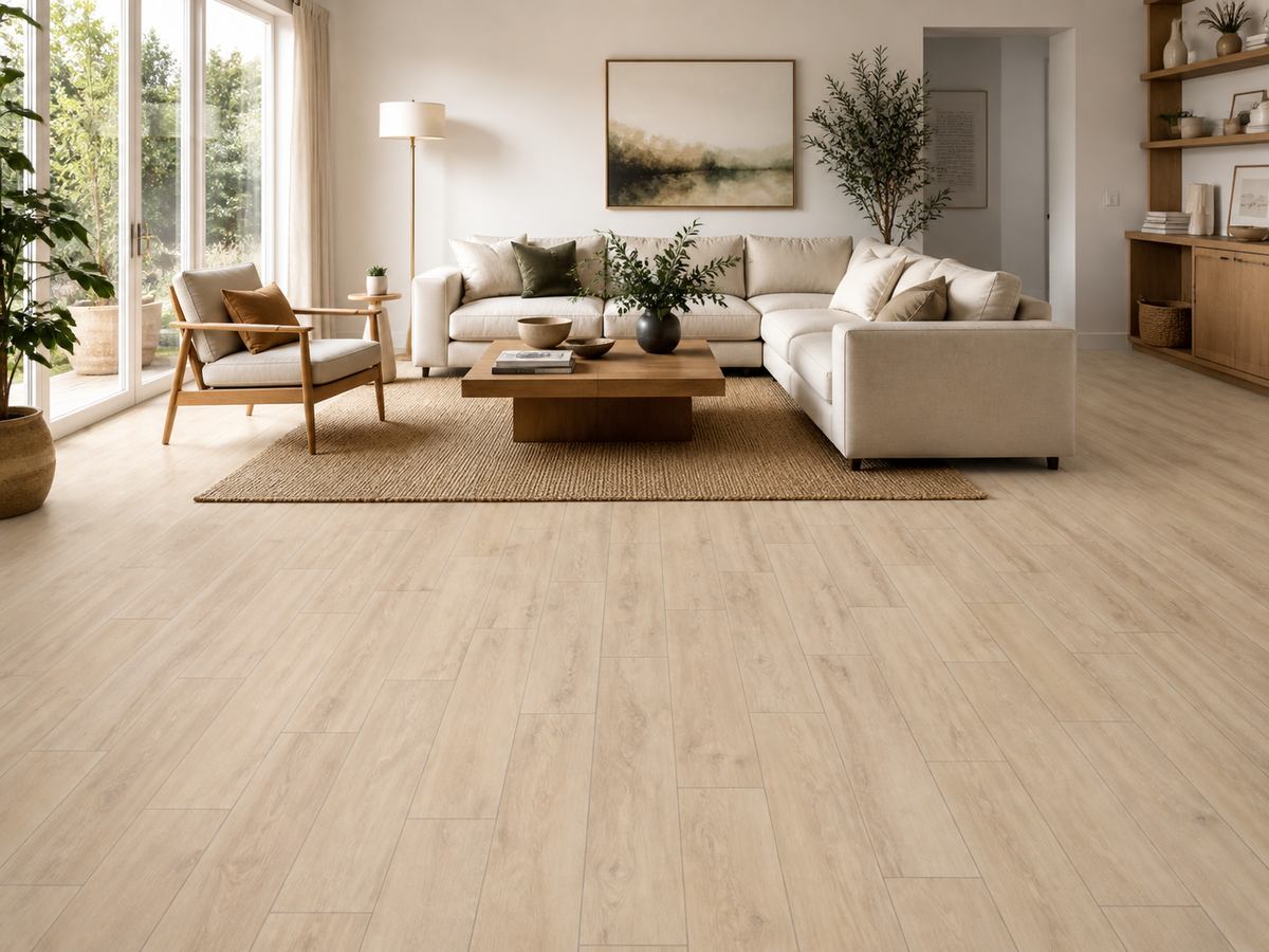 Houtlook woonkamer
