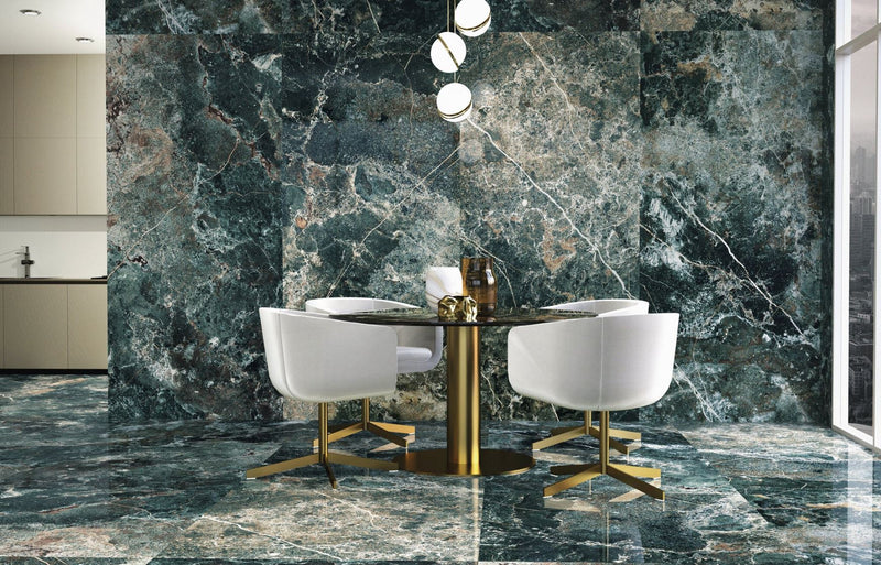 Marmerlook | Vloertegel XXL | 120x120 | Multicolor