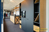 Houten industriële keuken