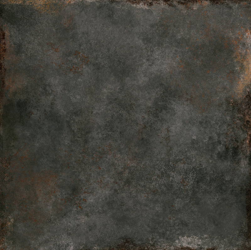 Metaallook | Vloer-/wandtegel XXL | 60 x 60 | Metaallook Black