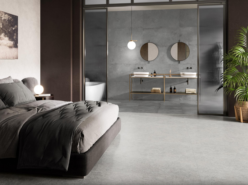 Metaallook | Vloer-/wandtegel XXL | 60 x 120 | Metaallook Grey