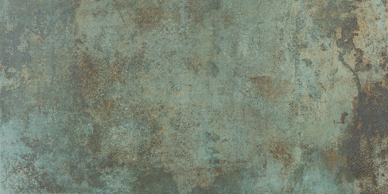 Metaallook | Vloer-/wandtegel XXL | 60 x 120 | Metal Green