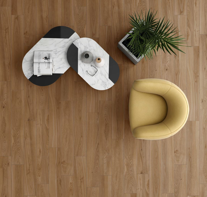 Houtlook | Vloertegel | 30x180 | Madera Natur