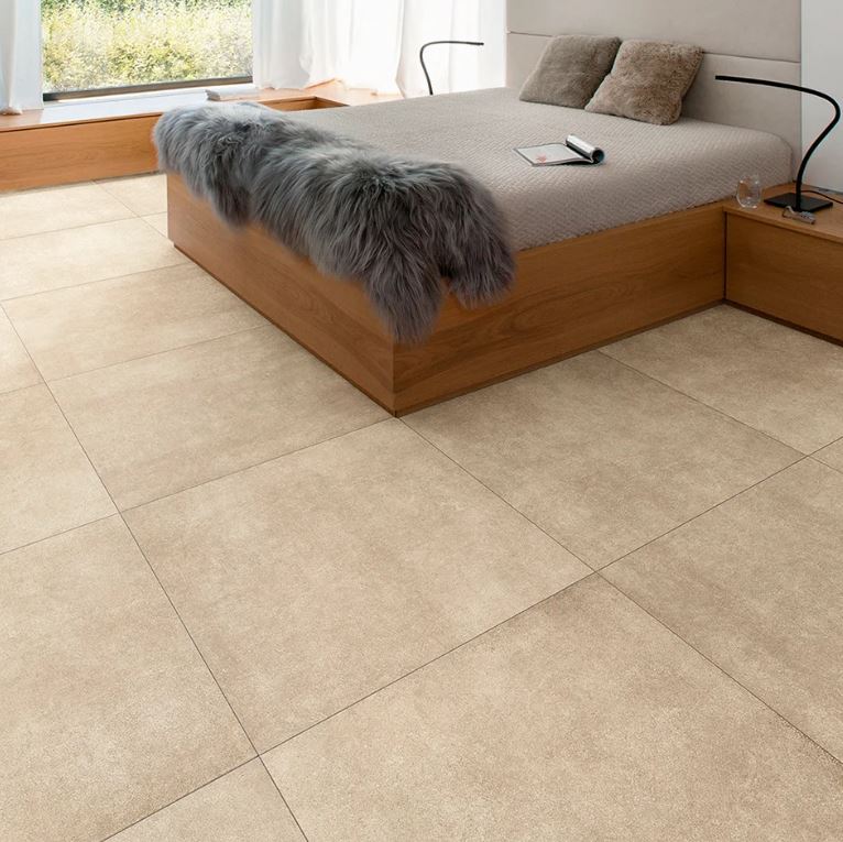 Betonlook | Vloertegel | 60x60 | cementlook Ivory