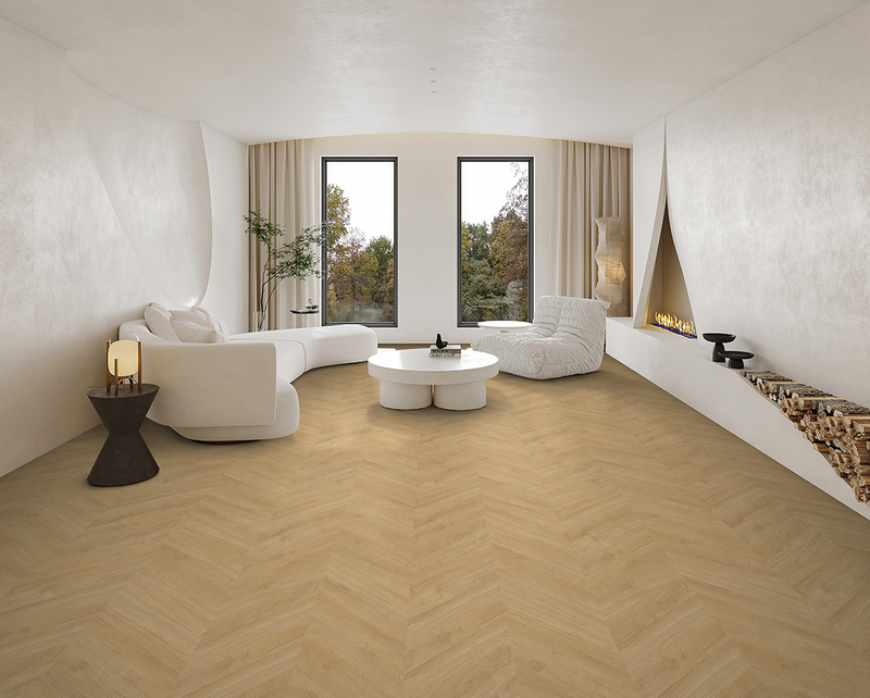 PVC Hongaarse Punt - Oak Land Desert