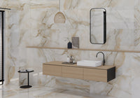 Marmerlook | Vloer/-wandtegel XXL | 60x120 | Oasis gold glans