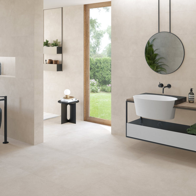 Betonlook | Vloertegel | 60x60 | Beton Effe Zand