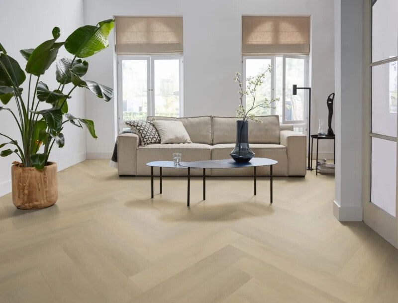 PVC VT wonen - Visgraat Herringbone Natural