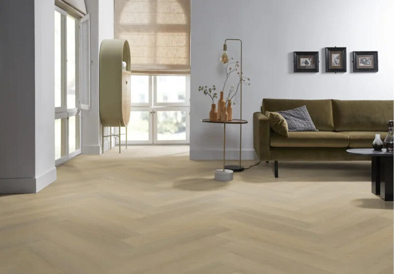 PVC VT wonen - Visgraat Herringbone Natural