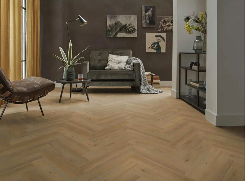PVC Visgraat - Spigato Estino Dark Oak