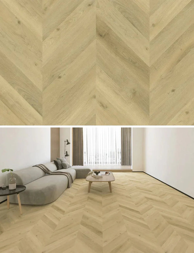 PVC Hongaarse Punt - Vario Natural Oak