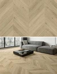 PVC Hongaarse Punt - Vario Smoked Oak Light