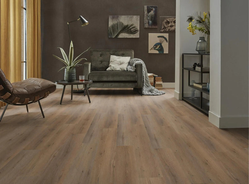 PVC Rechte Plank - Smoked Oak Click