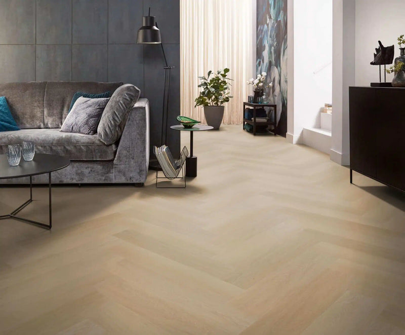 PVC Visgraat - Spigato Estino Natural Oak