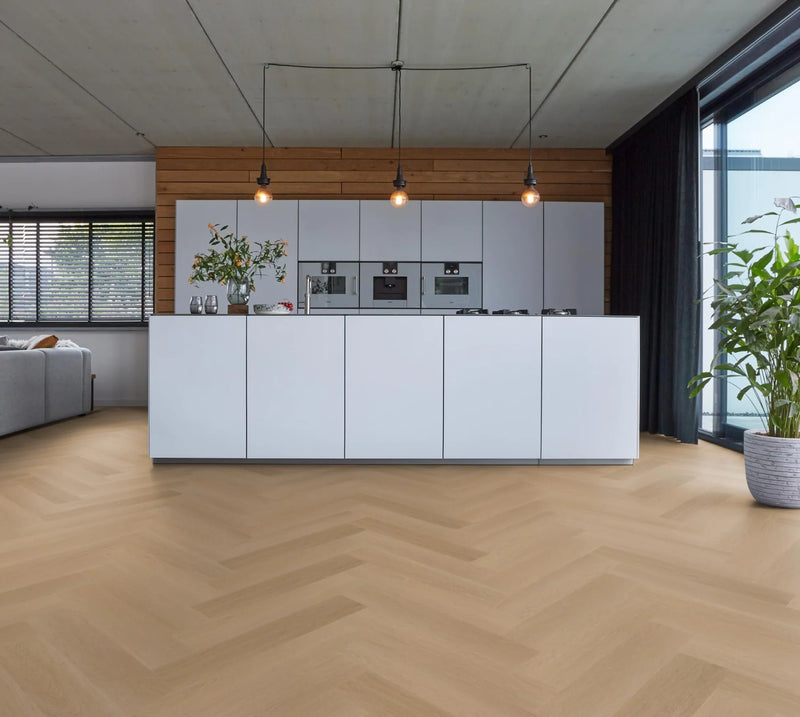 PVC Visgraat Klik - Fullham Herringbone Dark Oak