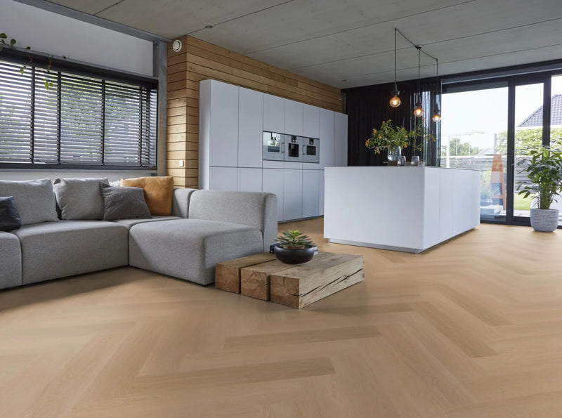 PVC Visgraat Klik - Fullham Herringbone Dark Oak
