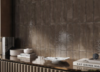 Cluedo | Wandtegel | 7.4x30 | Brown Glossy